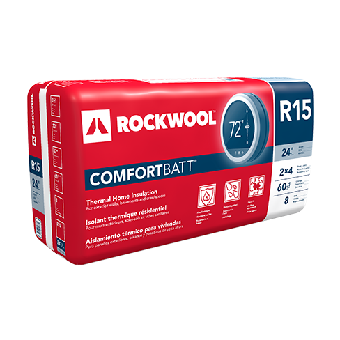 Comfortbatt Semi Rigid Batt Insulation For Thermal Resistance In Wood And Steel Framing Rockwool